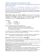 Advanced Auditing College 8 – Jensen Meckling Nieuw Amerongen – Nyenrode – Pre-Master Accountancy