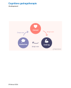 Studieopdracht cognitieve gedragstherapie