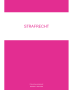 Samenvatting strafrecht M3 