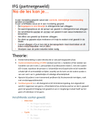 SAMENVATTING IFG (OPO Psychosociale hulpverlening)