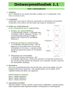 Samenvatting Ontwerpmethodiek 1.1 semester 1