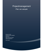 Moduleopdracht projectmanagement Hogeschool Schoevers