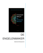 Boekverslag - Stefan Brijs: De Engelenmaker