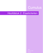 Samenvatting Economie: H2 - Elasticiteiten (Cumulus)