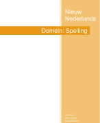 Samenvatting Nederlands: Domein - Spelling (Noordhoff VWO)