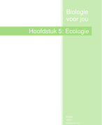 Samenvatting Biologie: H5 - Ecologie (VWO)