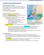 Samenvatting geschiedenis Werkplaats Examenkatern H2 Duitsland in Europa (1918-1991) 4/5 havo