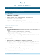 Samenvatting beleid 2025