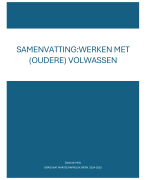 werken met oudere volwassenen (maatschappelijk werk)