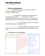 Geschiedenis samenvatting: Nationalisme, Imperialisme, WOI & Meer ✨