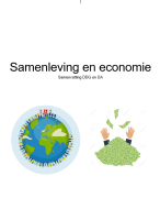 Samenleving en economie  Examencommissie DDG/DA