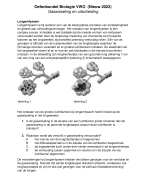 Biologie: oefenbundel gaswisseling en uitscheiding, VWO