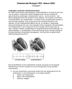 Biologie: oefenbundel Transport, VWO