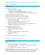 Samenvatting verklaringsmodellen 1 (orthopedagogiek)