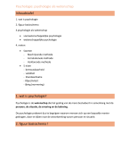 thema's van de psychologie: psychologie als wetenschap