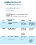 Gedrag- en socialewetenschappen samenvatting 3de graad (HW)