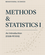 Samenvatting Methoden & Statistiek I (EUR – Blok 2 2025-2026) | zelf gemaakt en geschreven door (mede) student.