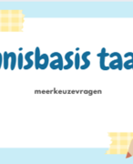 oefeningen kennisbasis taal