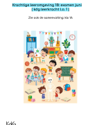 Krachtige leeromgeving 1B - kdg leerkracht lager onderwijs