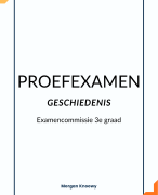 Proefexamen geschiedenis examencommissie 3e graad (obv 28/10/2025)