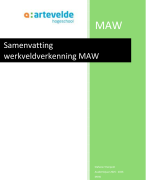 Uitgebreide samenvatting werkveldverkenning maatschappelijk werk