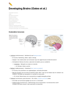 Samenvatting Developing Brains (Oates et al.)