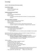 Immunology (RUG) Complete Summary