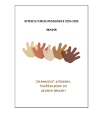 Samenvatting: Interculturele pedagogiek
