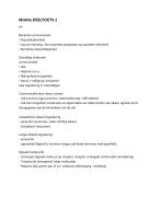 Moleculaire Biologie deeltoets 2