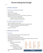 Volledige samenvatting deontologie 