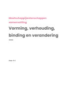 Volledige samenvatting maatschappijwetenschappen - HAVO5