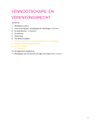 Samenvatting vennootschaps- en verenigingsrecht 