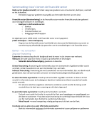 Risico's binnen de financiële sector (Samenvatting Dictaat) 