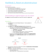 Chemie volledige samenvatting