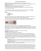 Samenvatting psychologie periode 1.3