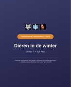 Begrijpend lezen groep 7 | Themapakket Dieren in de winter | AVI Plus