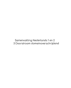Samenvatting Nederlands 1&2 3DDO