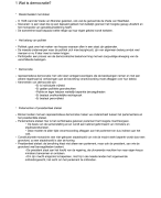 maatschappijleer parlementaire democratie