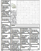 Quiz woordzoekers voor groep 5-6-7-8 - edelstenen en mineralen