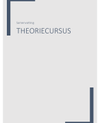 Theoriecursus 2018: Samenvatting 