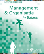 Samenvatting Hoofdstuk 33 Management & Organisatie In Balans