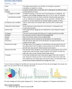 summary data analysis for E&BE