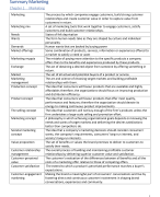 summary Marketing for E&BE 