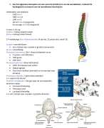Blok 1C Anatomie colleges uitgebreid uitgewerkt (1 t/m 4)
