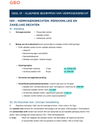 Goederen en Bijzondere overeenkomsten