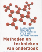 Samenvatting Methoden en technieken van onderzoek
