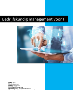 Moduleopdracht Bedrijfskundig management voor IT