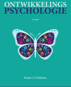 Samenvatting Ontwikkelingspsychologie, Robert S. Feldman