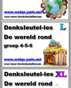 Denksleutellessen De wereld rond - groep 1-8