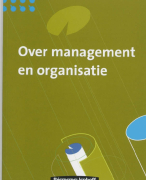 Samenvatting Over management en organisatie